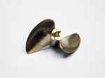 (image for) 38mm Diameter 2 Blade Cast Copper Propellor for 3/16 Shaft