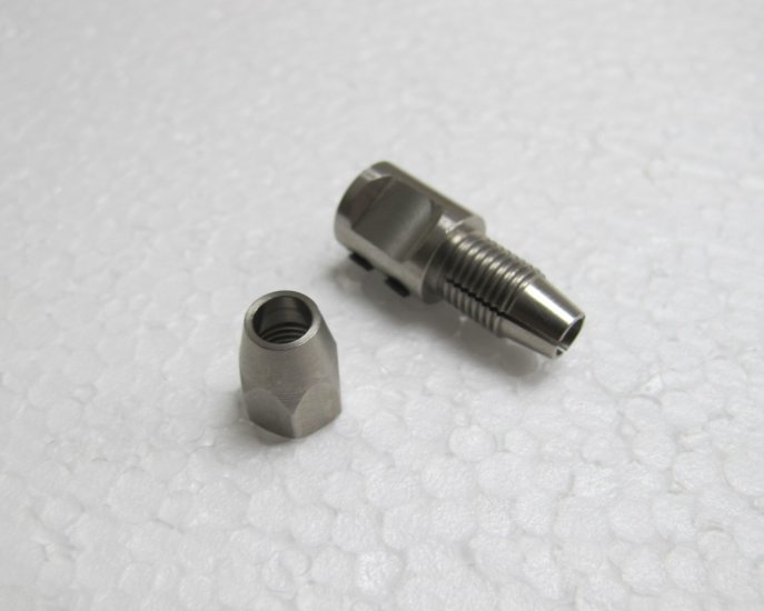 (image for) Flex Collet for 6mm Un-Thread Motor Shaft to 3/16" Cable Shaft