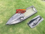 (image for) RC Gasoline Carbon Fiber boat Hull 1350mm 53" for 26cc Gas Boat