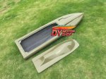 (image for) RC Gasoline Kevlar / Carbon boat Hull 1350mm for 26cc Gas Boat