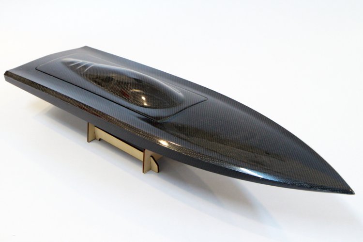 (image for) 650mm (25-1/2") Carbon Fiber Mono Deep V Hull