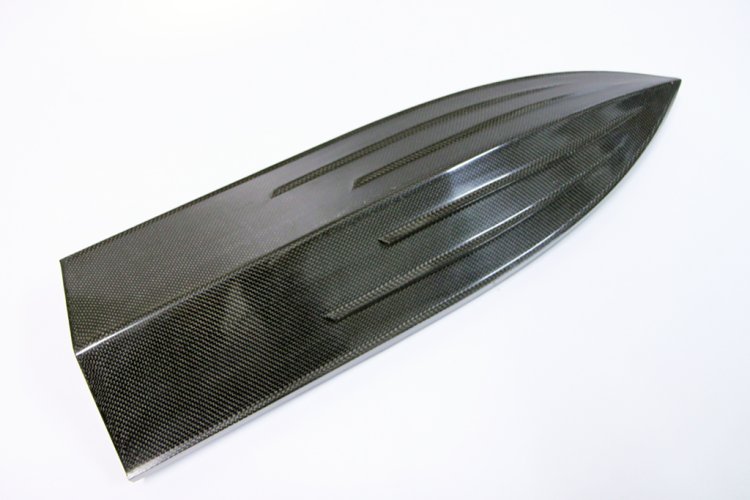 (image for) 650mm (25-1/2") Carbon Fiber Mono Deep V Hull