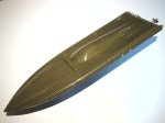 (image for) 850mm Kevlar Carbon Fiber Composite Mono Deep V Hull w/ Hardware