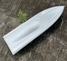 (image for) 850mm (33 1/2") Painted White Carbon Fiber Mono Deep V Hull