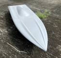 (image for) 850mm (33 1/2") Painted White Carbon Fiber Mono Deep V Hull