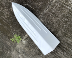 (image for) 850mm (33 1/2") Painted White Carbon Fiber Mono Deep V Hull