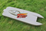 (image for) 980mm (38.5") Kevlar / Carbon Composite Catamaran Hull New Zonda