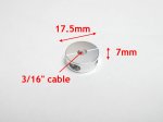 (image for) Aluminum Flexi Cable Saver for 3/16" (4.76mm) Cable