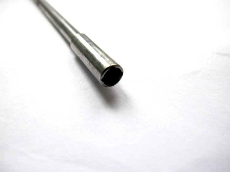 (image for) Stainless Steel 3/16" prop shaft for square end flexible cable