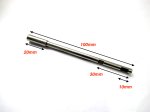 (image for) Stainless Steel 3/16" prop shaft for square end flexible cable