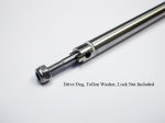 (image for) 4mm Straight Shaft 300mm Long with Shaft Casing and Bearings