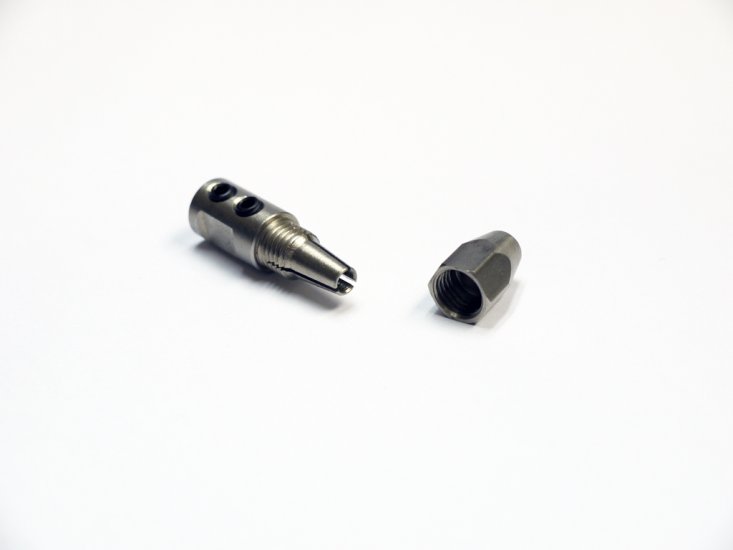 (image for) Flex Collet for 1/8" Un-Thread Motor Shaft to 1/8" Cable Shaft