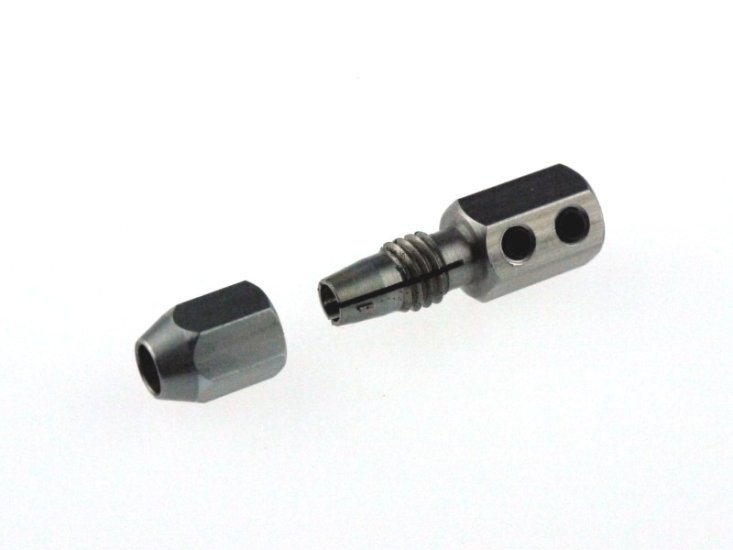 (image for) Flex Collet for 4mm Un-Thread Motor Shaft to 4mm Cable Shaft