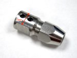 (image for) Flex Collet for 8mm Un-Thread Motor Shaft to 1/4" Cable Shaft