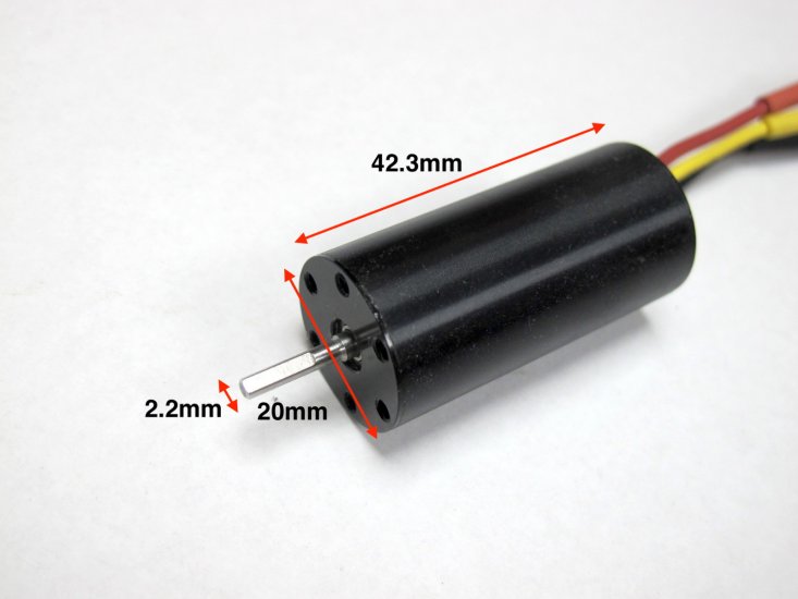 (image for) SSS Motor 2040/2604KV 2 Poles Brushless Motor