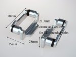 (image for) Aluminum Engine Mount for .21 - .28 RC Nitro Engine