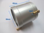 (image for) Aluminum Water Cooling Jacket for 56mm ID 56mm Brushless Motor