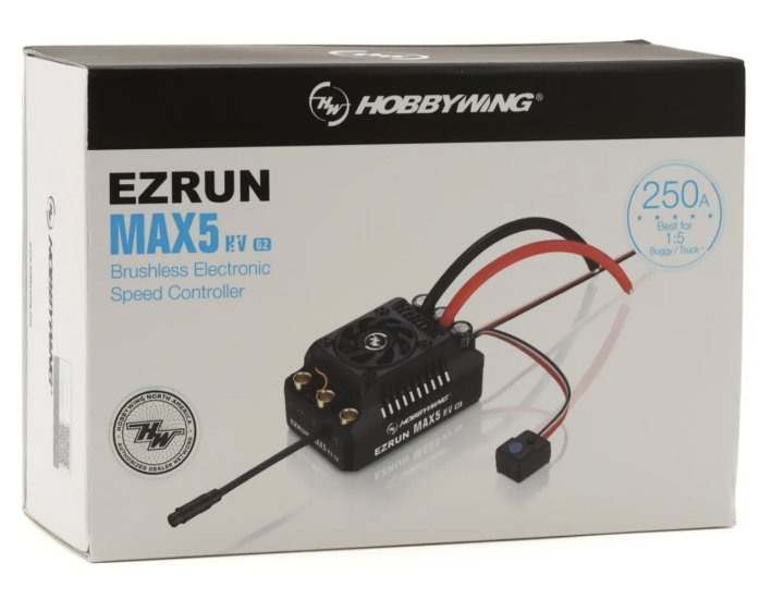 (image for) Hobbywing EZRun MAX5 G2 1/5 Scale WP Brushless ESC 250A 6-12S