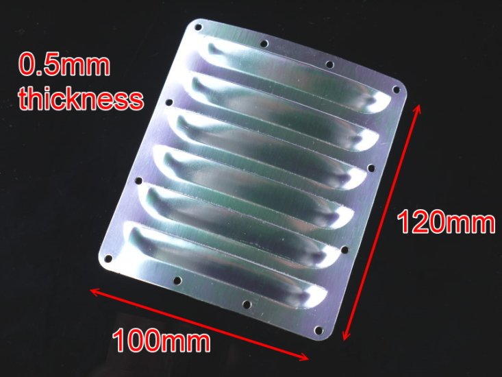 (image for) Aluminum Louver / Air Inlet x 2