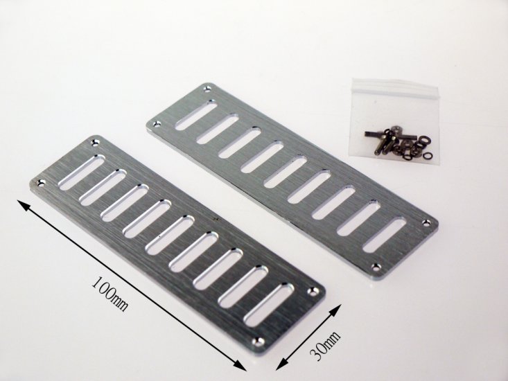 (image for) Aluminum Louver / Air Inlet 100mm x 30mm