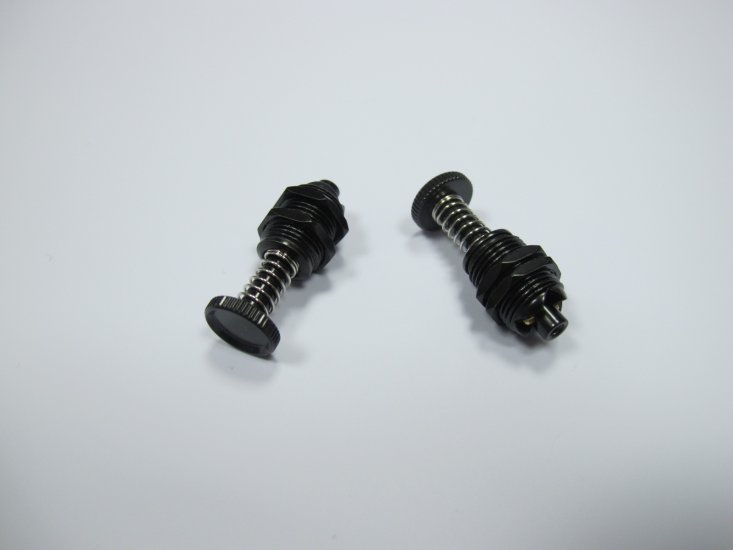 (image for) Aluminum Black Cowl Lock Hatch Clips Turn 2 pcs