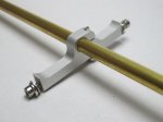 (image for) Aluminum 7mm Mini T-Bar for 3/16" Flexi Shaft Mounting Holder