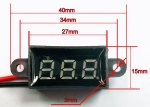 (image for) Waterproof Mini Digital Voltage Check Meter with Receiver Plug