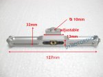 (image for) Aluminum 5" T-Bar ID:9mm / 10mm for 1/4" Flexi Shaft Support