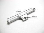 (image for) Aluminum 5" T-Bar ID:9mm / 10mm for 1/4" Flexi Shaft Support