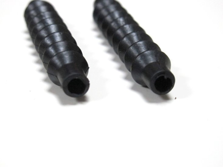 (image for) Waterproof Push Rod Rubber Seal Bellow Length 60mm x 2 pcs