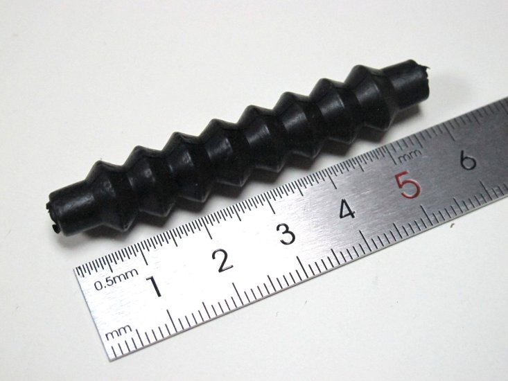 (image for) Waterproof Push Rod Rubber Seal Bellow Length 60mm x 2 pcs