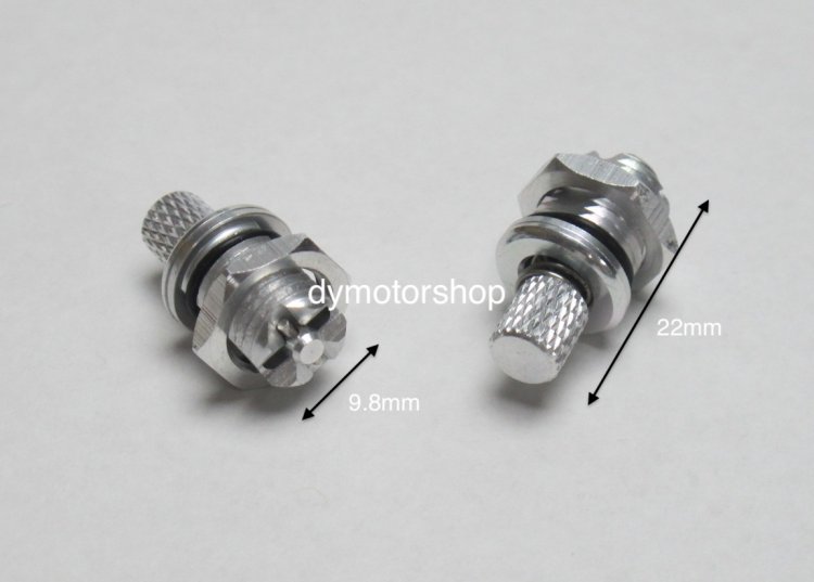 (image for) Aluminum Mini Cowl Lock Hatch Clips Turn 2 pcs