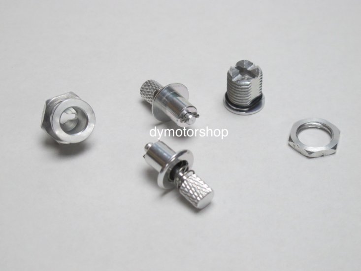 (image for) Aluminum Mini Cowl Lock Hatch Clips Turn 2 pcs