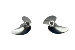 (image for) 4519/2 Left & Right Propeller 2 Blade 45mm Cast Aluminum for 3/16" Shaft