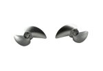 (image for) 4519/2 Left & Right Propeller 2 Blade 45mm Cast Aluminum for 3/16" Shaft