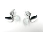 (image for) 6214 Left & Right Propeller 3 Blade 58mm Cast Aluminum for 1/4" Shaft