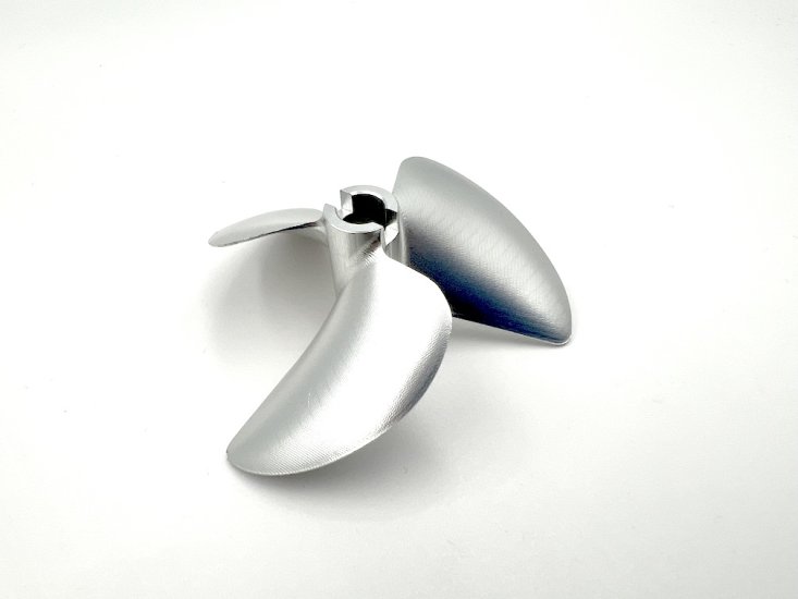 (image for) 6214 Left & Right Propeller 3 Blade 58mm Cast Aluminum for 1/4" Shaft