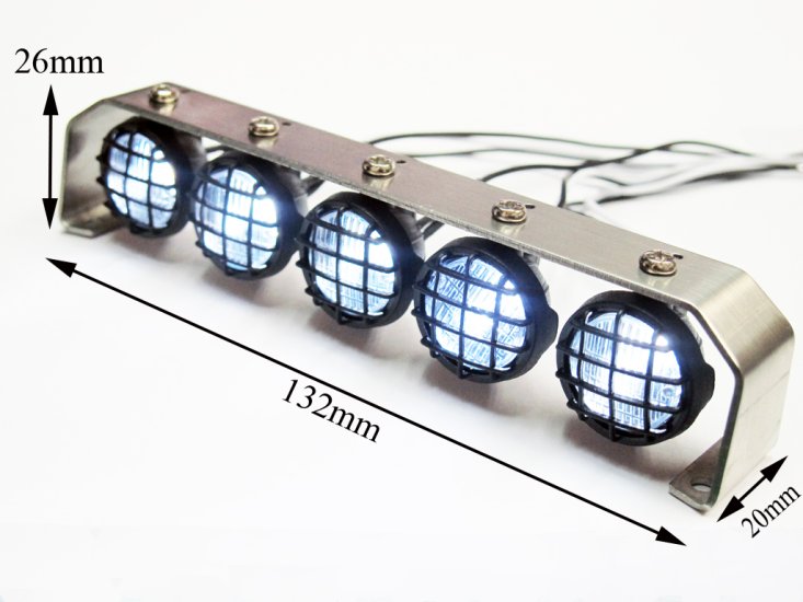 (image for) 1:10 Led Lighting (5 inline) with Metal Frame DY1020532