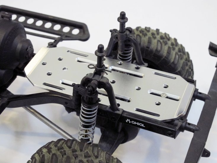 (image for) Aluminum Adjustable Battery Mounting Plate For Axial SCX10