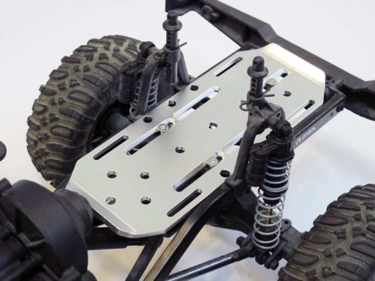 (image for) Aluminum Adjustable Battery Mounting Plate For Axial SCX10