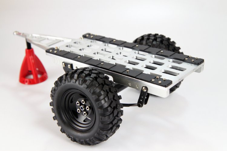 (image for) 1:10 Scale Aluminum Trailer for RC Crawler DY1080136