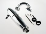 (image for) Aluminum Exhaust with Header Full Set for 1:8 RC Nitro Buggy