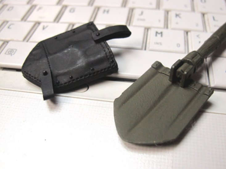 (image for) 1:10 Scale Foldable ABS Military Shovel