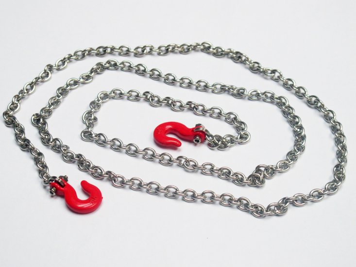 (image for) 1:10 Scale Chain with Hooks 890mm long