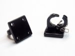 (image for) 1:10 Scale Metal Spring Hook and Lunette Ring Black or Red