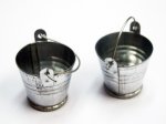 (image for) Scaled Metal Water Bucket Silver x 1