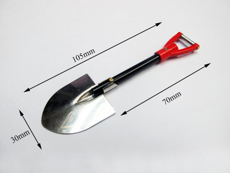 (image for) 1:10 Scale Aluminum Shovel for RC Crawler / Truck