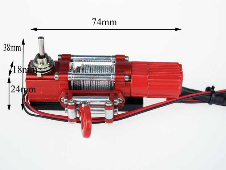 (image for) Metal winch for 1:10 RC Crawler #DY1020047