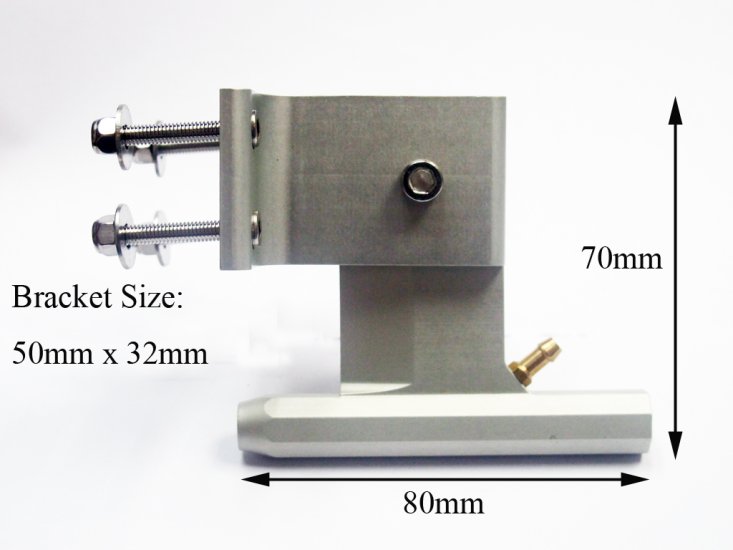 (image for) Aluminum Strut (T-shaped) L80 for 1/4" Flexible Cable