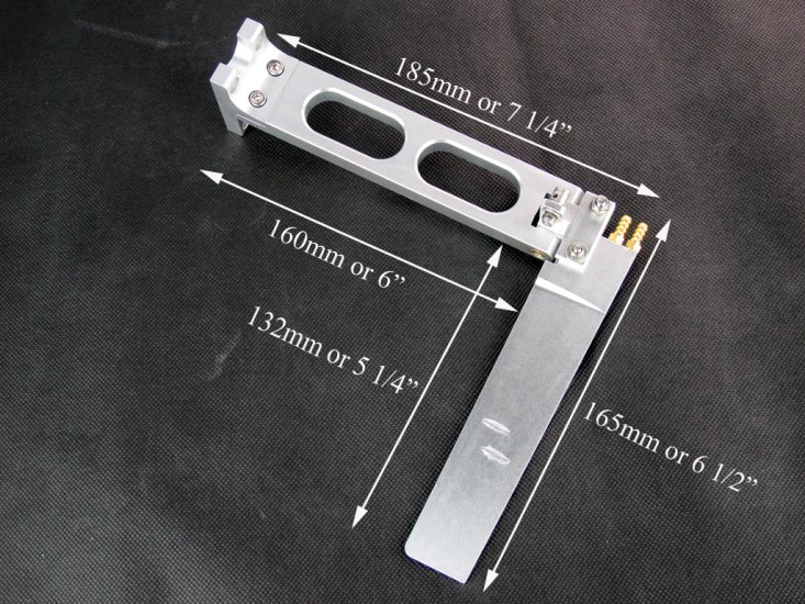 (image for) Aluminum Rudder (1-1/2" to 6" arm length)